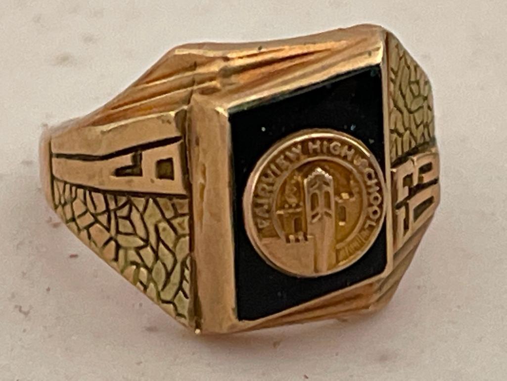 1963 Fairview HS 10k Class Ring