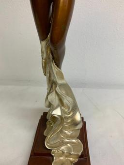 Vintage Angelo Basso "Primavera" Limited Edition Bronze Sculpture