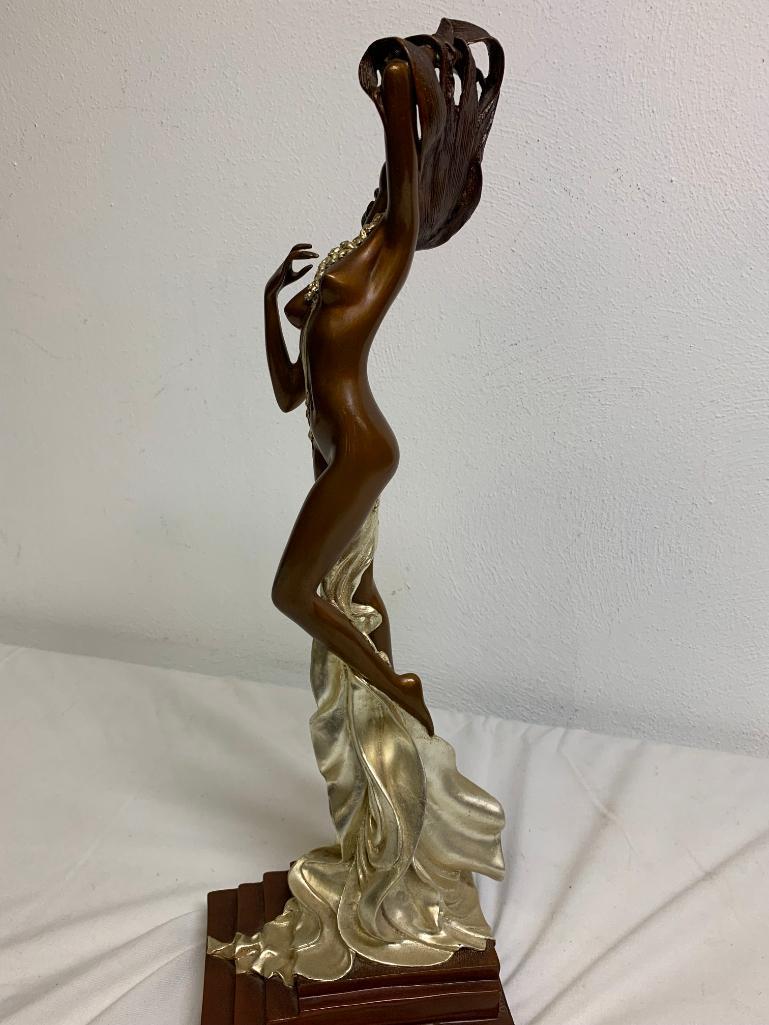 Vintage Angelo Basso "Primavera" Limited Edition Bronze Sculpture