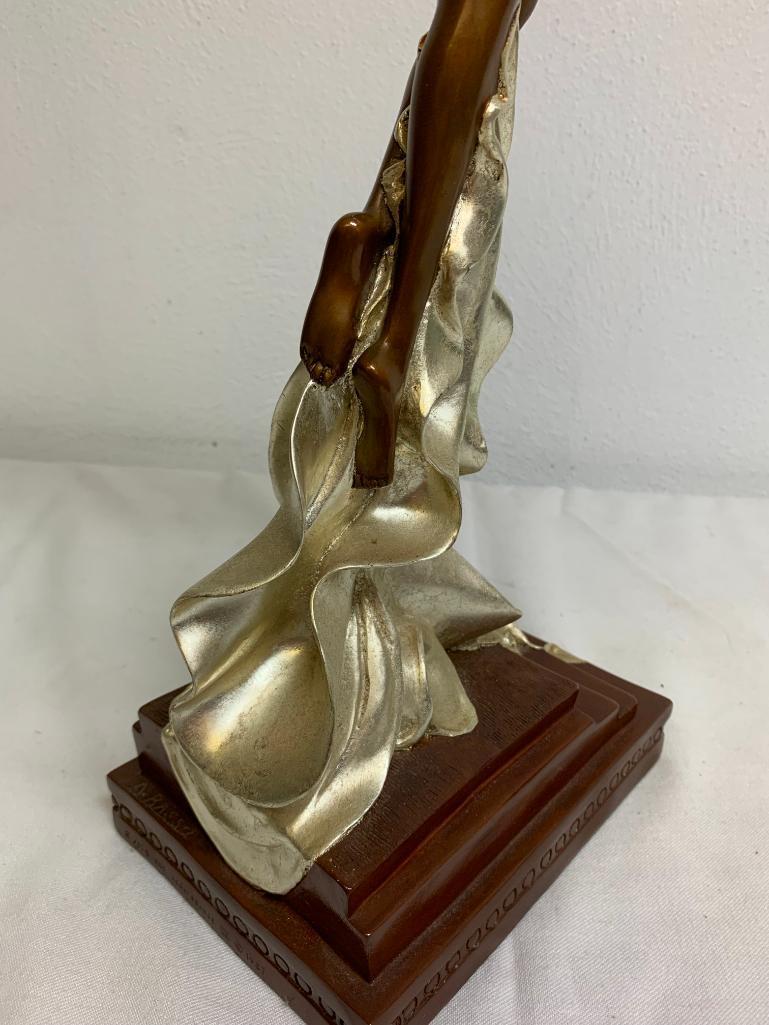 Vintage Angelo Basso "Primavera" Limited Edition Bronze Sculpture