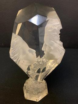 Vintage Michael Wilkinson "Touchstone" Acrylic Sculpture Signed Limited Edition 287/1800