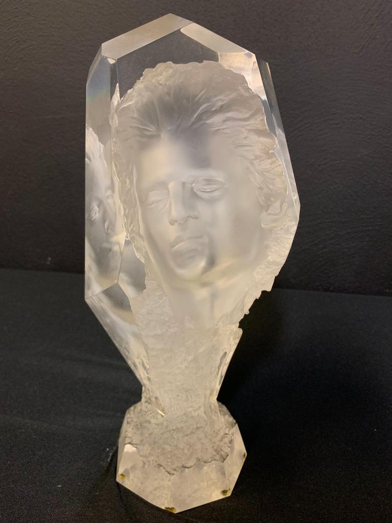 Vintage Michael Wilkinson "Touchstone" Acrylic Sculpture Signed Limited Edition 287/1800