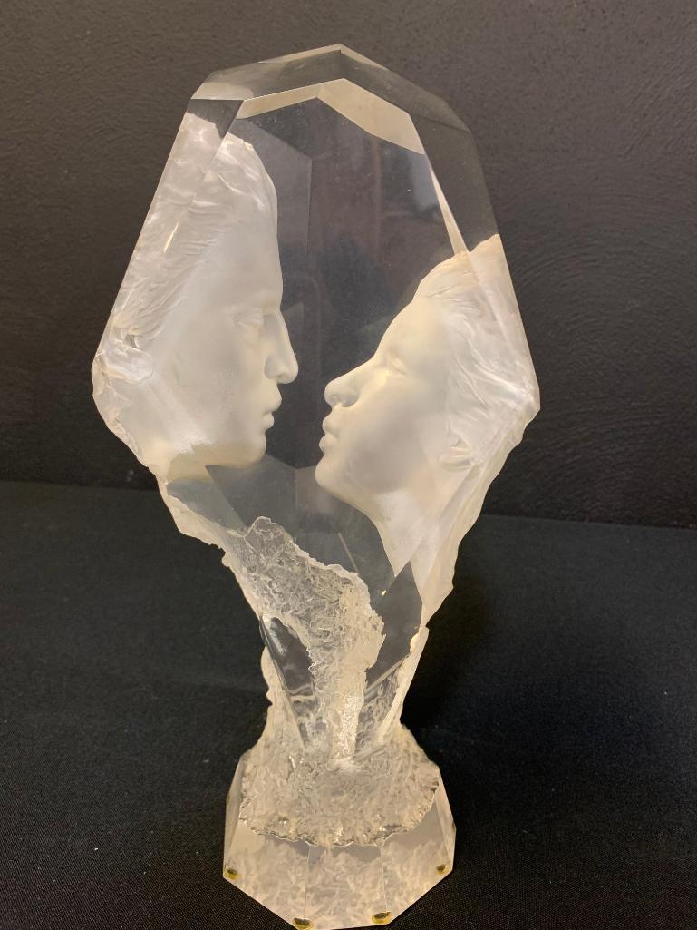 Vintage Michael Wilkinson "Touchstone" Acrylic Sculpture Signed Limited Edition 287/1800