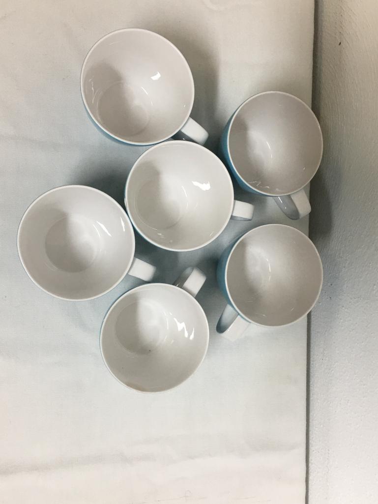 Vintage Mikasa Cera Stone Tea Cups & Butter Dish