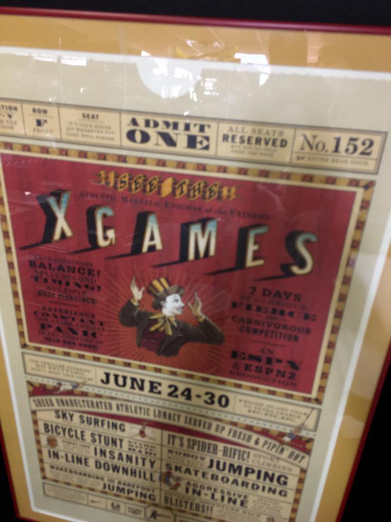 Framed XGames Poster