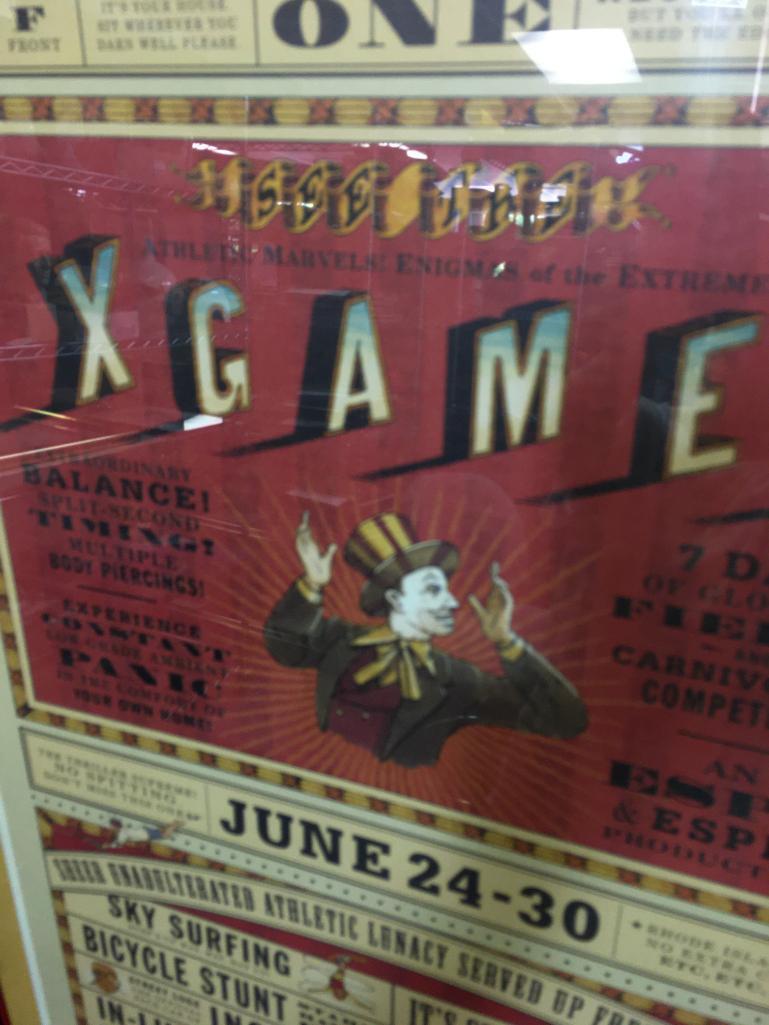 Framed XGames Poster