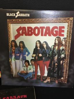 Group of 3 Vintage Black Sabbath Albums