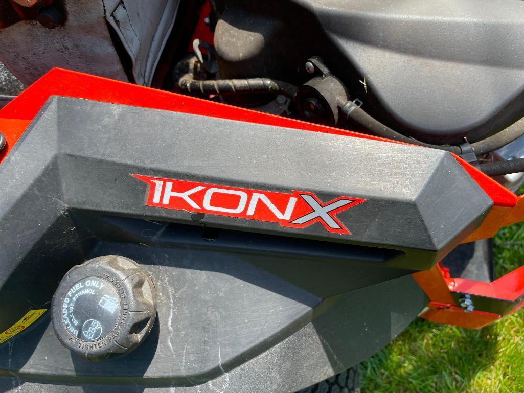 2019 Ariens, IkonX, 52" Zero Turn Mower with 23.0 HP Kawasaki Motor that has 140 hours showing on