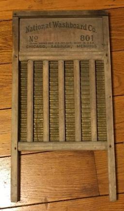 Vintage Wood Washboard