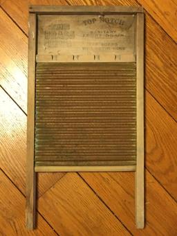 Vintage Wood Washboard