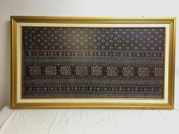 Antique Framed Prayer Rug Made In India