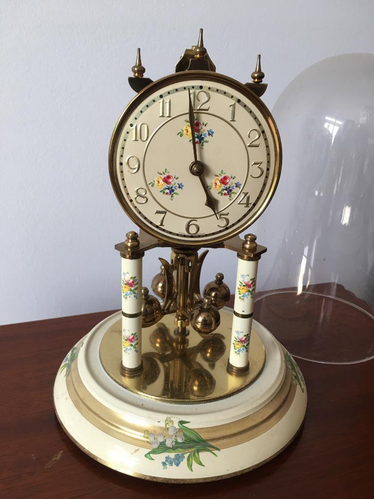 Vintage Wilmac Domed Glass German Clock