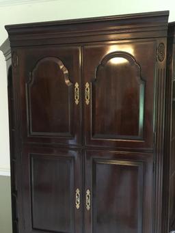 Three Piece Ethan Allen Entertainment Center