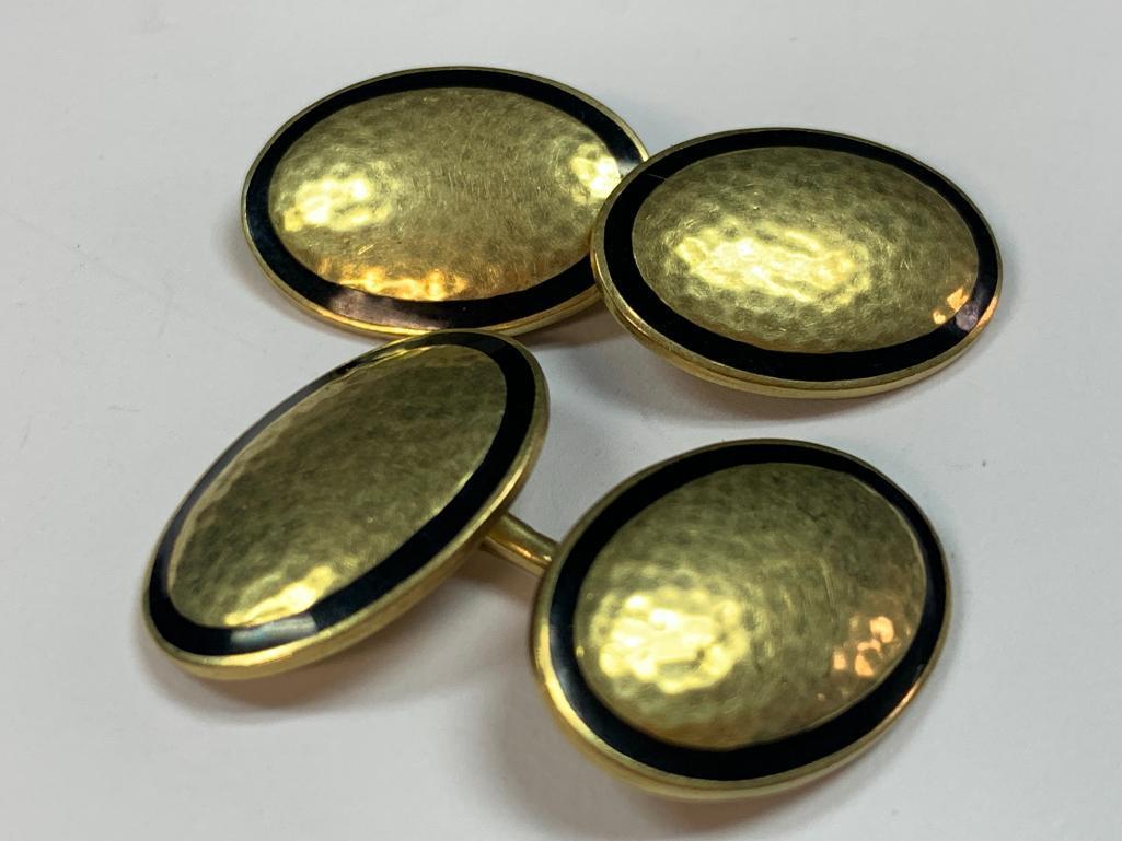 14k Christian Dior Cufflinks