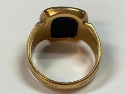 10k Onyx Ring