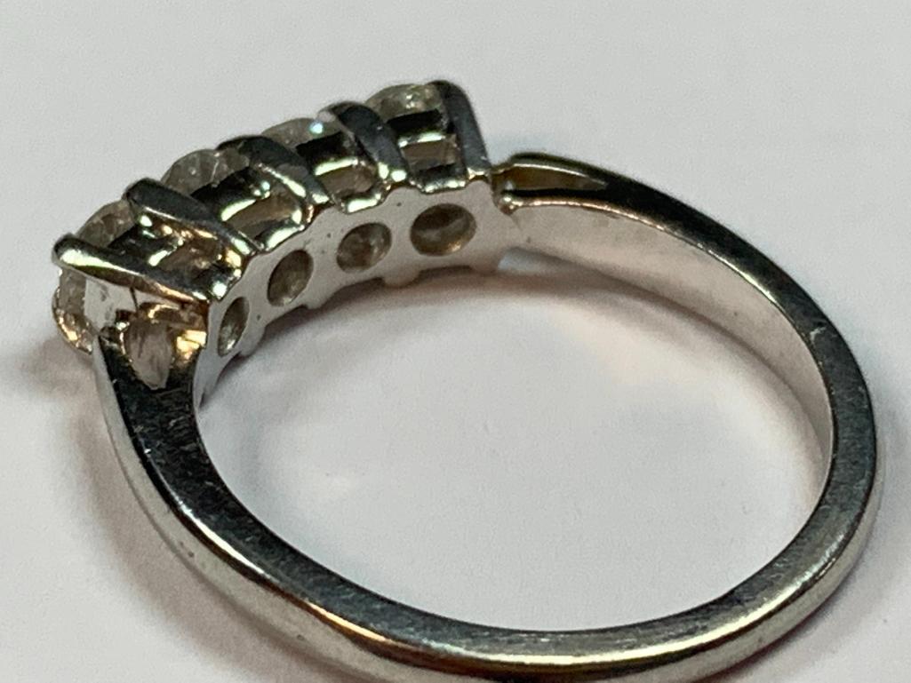 Platinum Diamond Ring Size 4.75