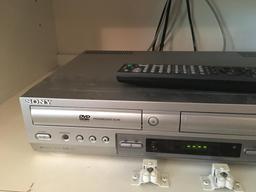 Sony DVD & VHS Player w/Remote