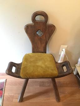 Wood Birthing Chair