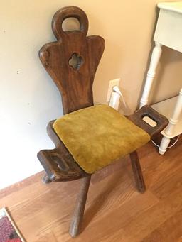 Wood Birthing Chair