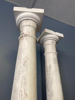 Pair of Wood Pillars