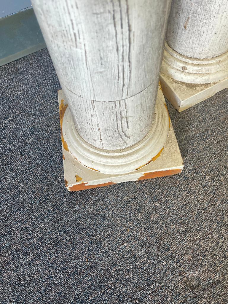 Pair of Wood Pillars