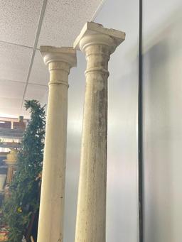 Pair of Wood Pillars