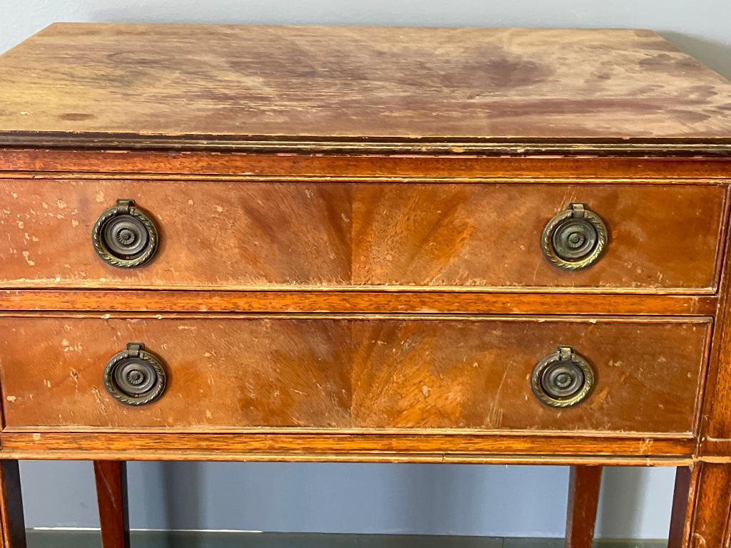 Antique 2 Drawer Side Table by Fine Arts Furniture Co Grand Rapids, MI