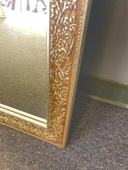 Wood Framed Decorative Mirror