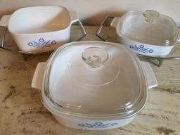 Corning Ware Baking Dishes and Serving Stands