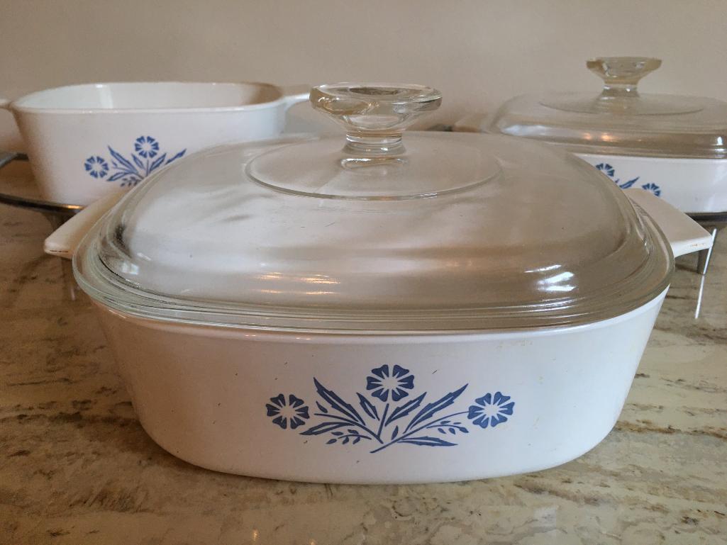 Corning Ware Baking Dishes and Serving Stands