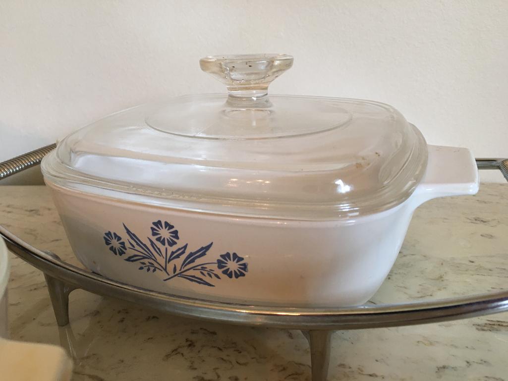 Corning Ware Baking Dishes and Serving Stands