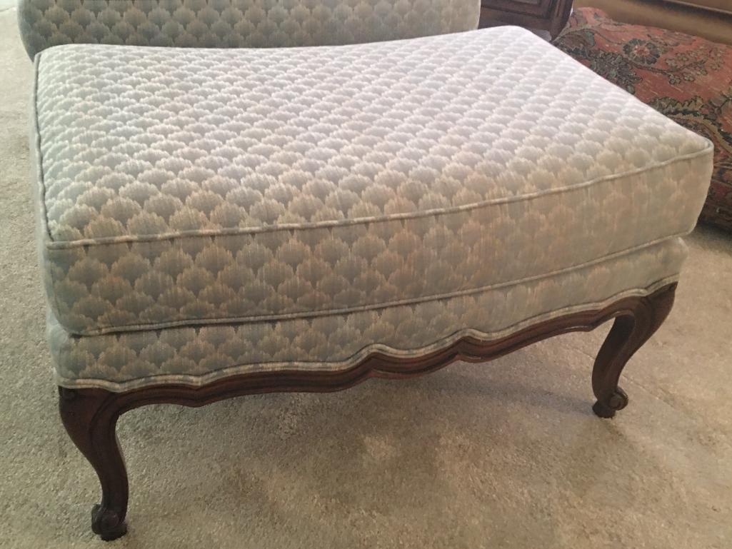 Stegman?s Side Chair with Matching Ottoman