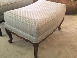 Stegman?s Side Chair with Matching Ottoman