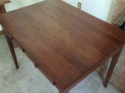 2 Drawer Wood Desk