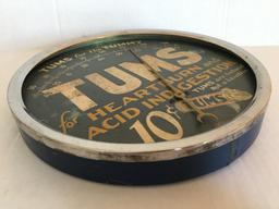 Vintage Metal Tums Temperature Gauge