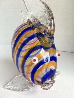 Hand blown Glass Fish