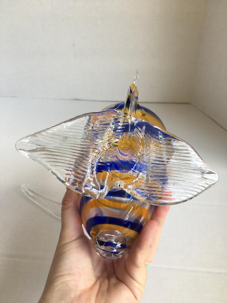 Hand blown Glass Fish
