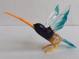 Blown Glass Hummingbird