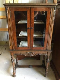 Small Antique Display Cabinet