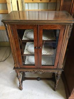 Small Antique Display Cabinet