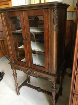 Small Antique Display Cabinet