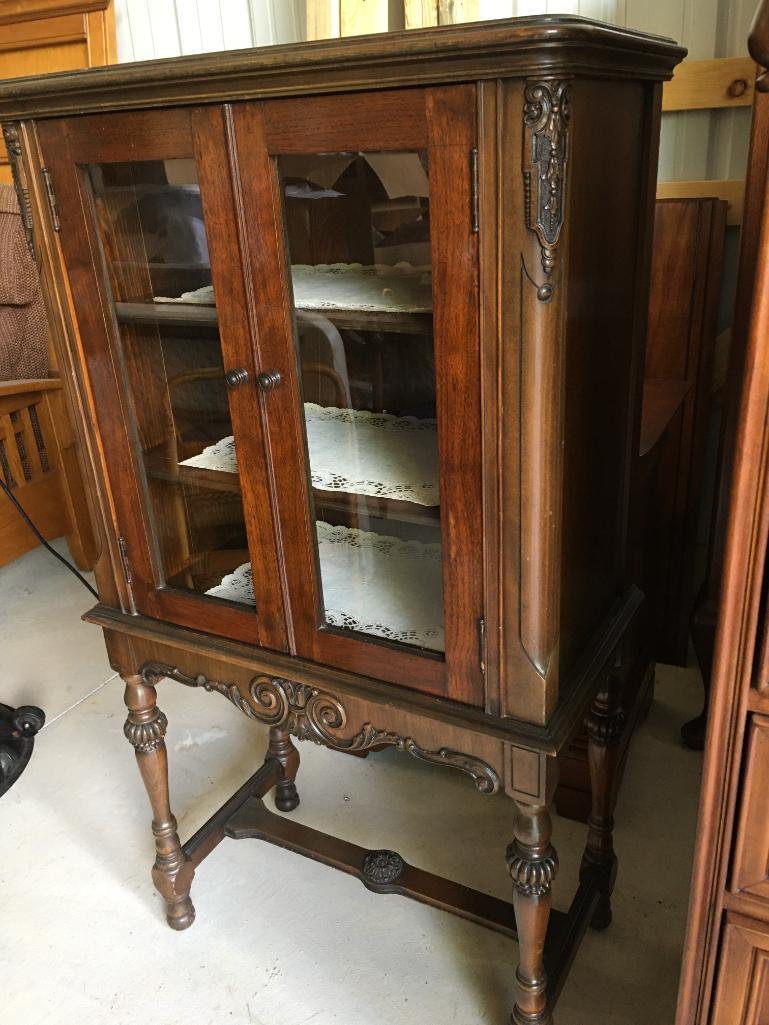 Small Antique Display Cabinet