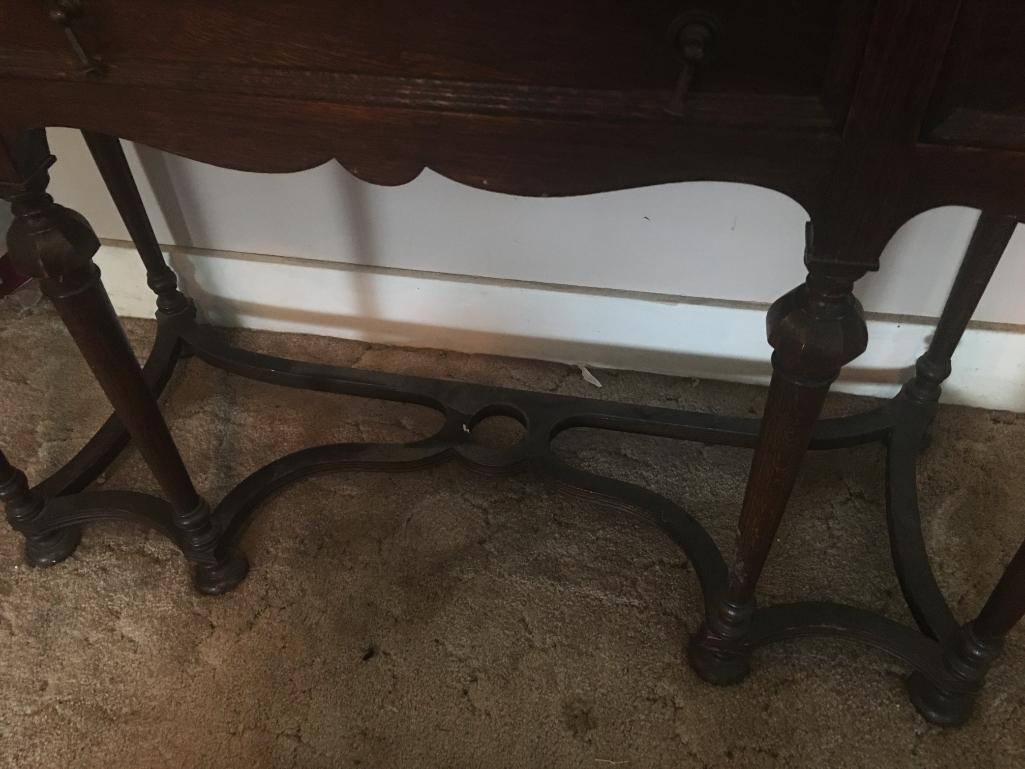 Antique Marble Top Server