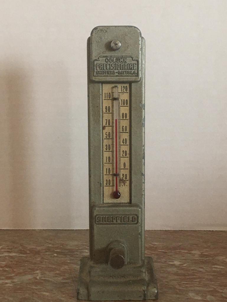 Vintage Sheffield Precisiocnaire Thermometer