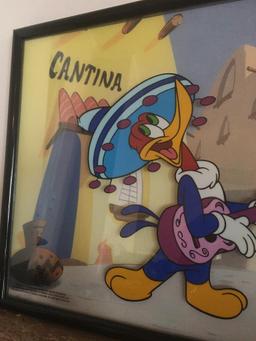 Framed Universal Studio "Woody Woodpecker" Wall Art