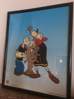Framed "Popeye and Olive Oil" Print by King Features Syndicate 1999