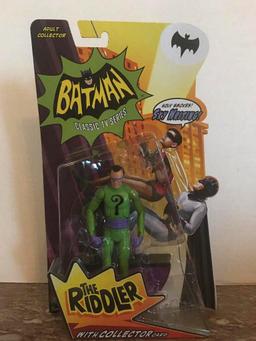 DC Comics Batman Classic TV Series "The Riddler" Doll. New in Package