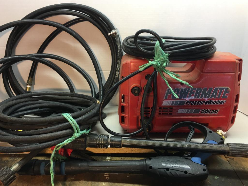 Powermate Pressure Washer 1200PSI w/Accessories