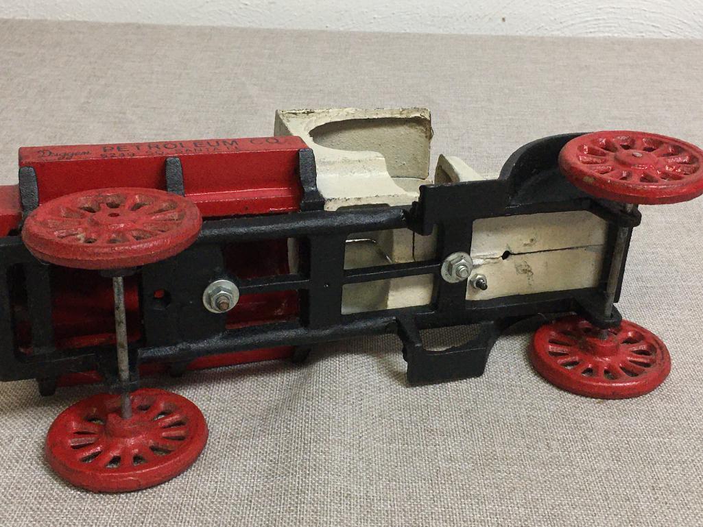 Vintage Phillips 66 Cast Iron Fuel Tanker Truck