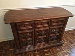 Vintage Bar/Buffet with Sliding Top